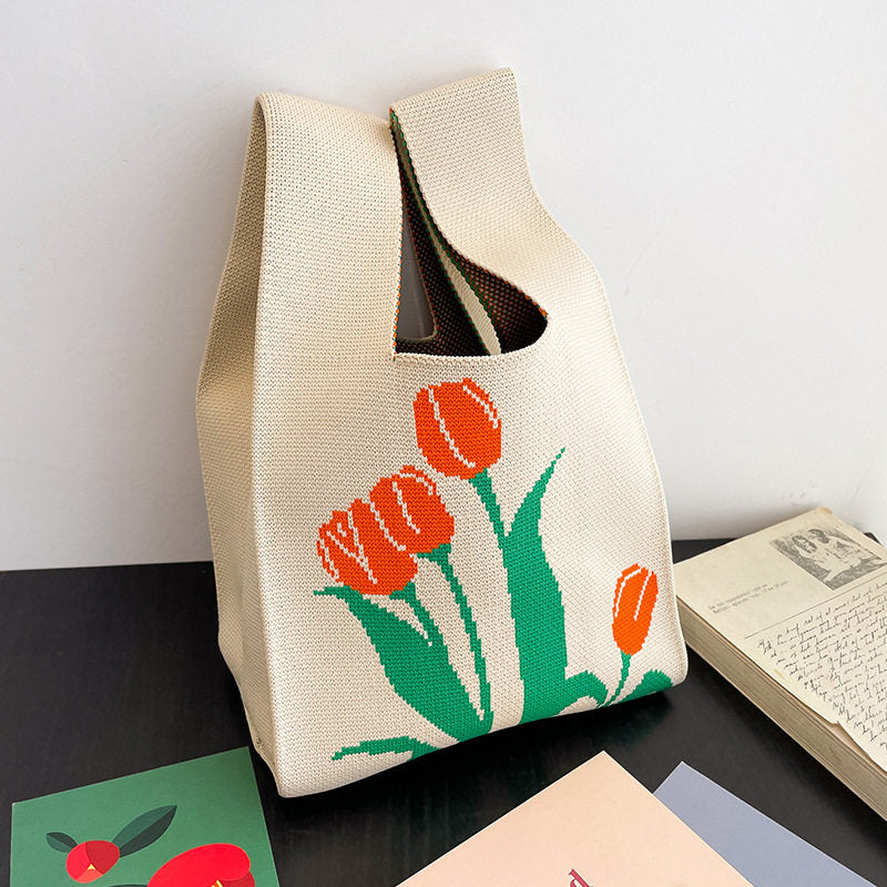 KNIT TOTE BAG!