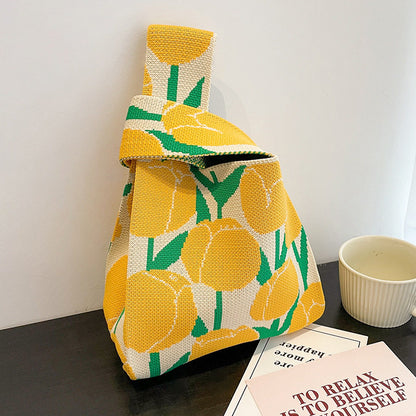 KNIT TOTE BAG!