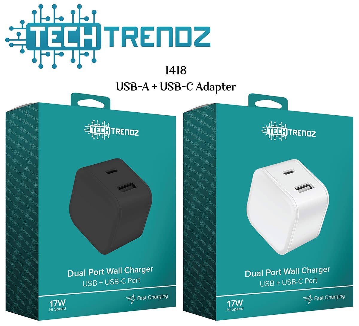 DUAL USB WALL ADAPTER!