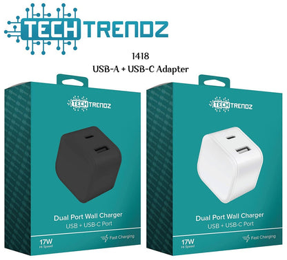 DUAL USB WALL ADAPTER!