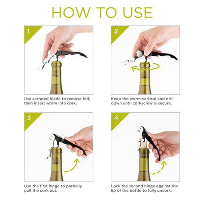 DOUBLE HINGED CORKSCREW!